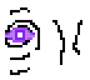 spiraling eye - original