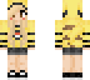 yellow pikachu themed hoodie!