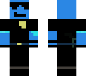 blue cool policeman