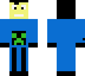 cool blue covered boy