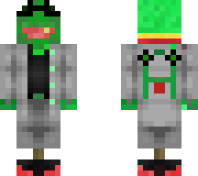frog in suit