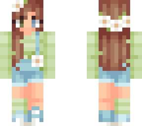 minty flower girl