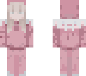 pink girl with hoodie