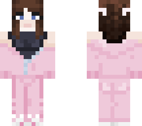 pink track suit girl