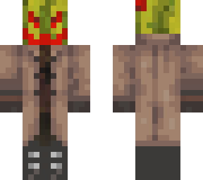 scarecrow watermelon (trenchcoat and boots)