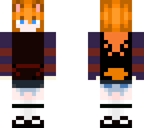 school foxgirl oc