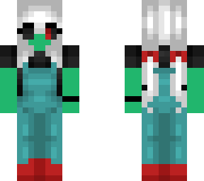 zombie girl in overalls