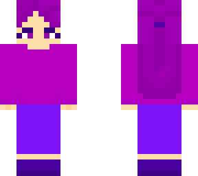 cute pink and purple girl