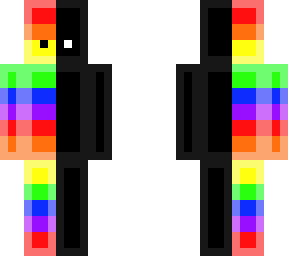 half rainbow half black(edited)