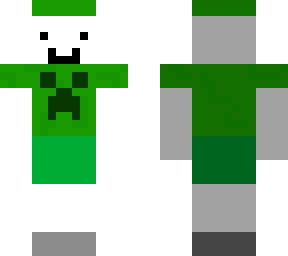 a guy in green clothes