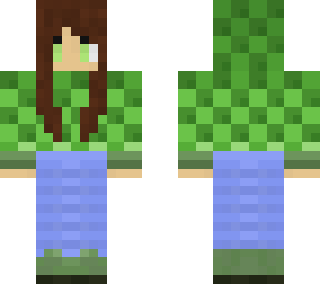 anniversary skin female | creeper girl (15th anniversary of minecraft skin!)