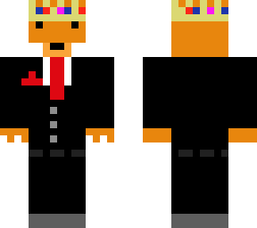 fox with crown and suit