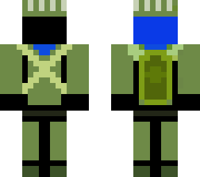 soldier looking blue