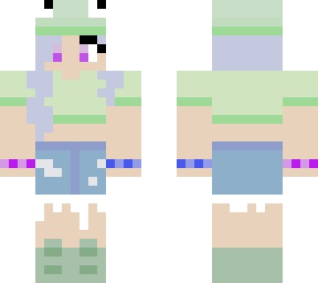 cute frog girl (changed) inspiration from p01s0n1vy