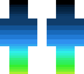 from black to blue to green to yellow