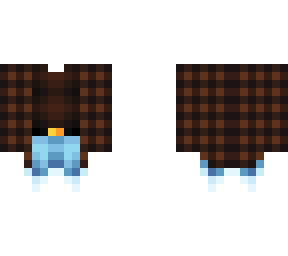 ob - brown plaid top w/ shirt & shorts