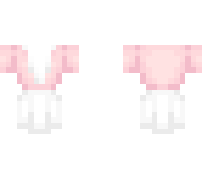 ob - peach pink top coat w/ white skirt