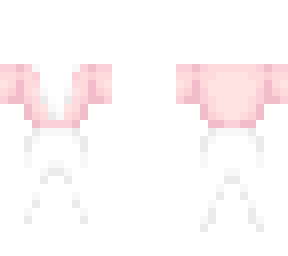 ob - peach pink top coat w/ white skirt v2