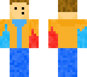 orange blue hooded boy [revamped]