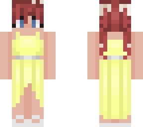 yellow dress