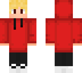 blond red hooded guy