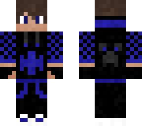 blue hoodie