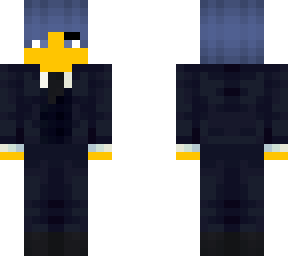 Male - Navy Blue Suit | Minecraft Skin