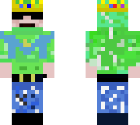 a boy with crown