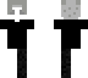 black and white emo