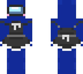 blue among us maid