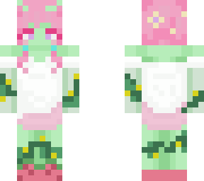 cute pink alien slightly changed