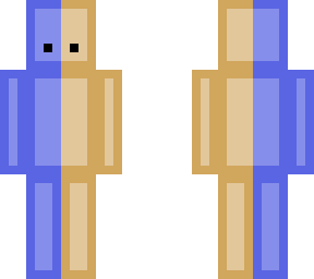 hlaf blue half orange