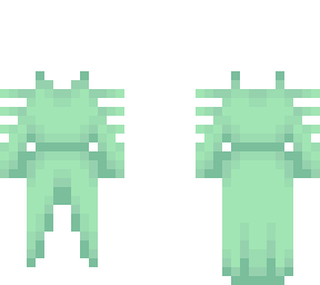 ob - forest flora pastel green dress v11