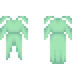 ob - forest flora pastel green dress v8