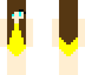 one-piece swimsuit (yellow)