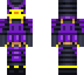 purple samurai duck