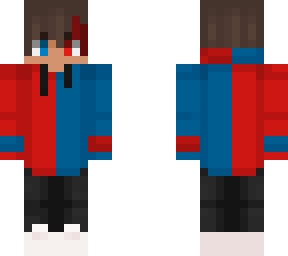 red and blue kid