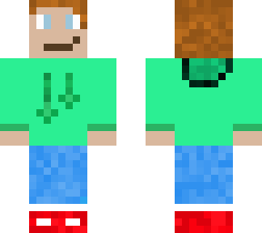 skin basic avec un sweat