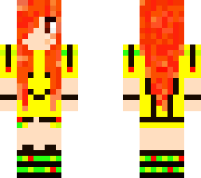 smile orange hair girl