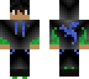 green and blue hoodie kid
