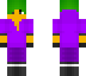 male - purple outfit - boots