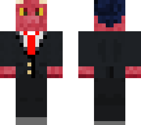 oni in a suit