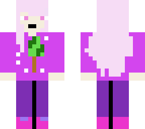 pink hair girl