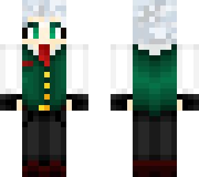 villain deku (grey hair)