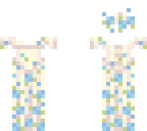 blooming peony (white + blue) - base