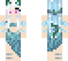 mermaid cat girl skin by shinyzorua4926