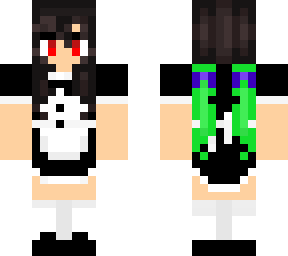 my oc aki nakajima maid style