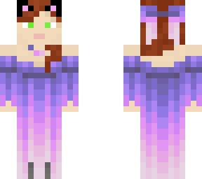 my skin in a pretty galaxy dress :)
