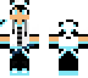 panda boy (black hair)