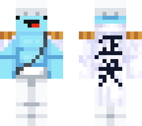 smurf with marine cape